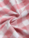 Rosa 50er Kleid mit Schürze und Karo