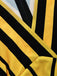Goldenes 50er Kleid mit Streifen