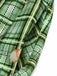 Grünes 40er Swingkleid mit Schleife und Gingham