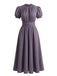 20er Maxikleid mit Puffärmel und Spitze