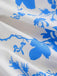 50er Midikleid mit Blumen-Print und Bindeträgern