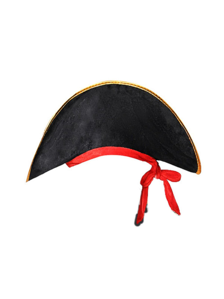 Rot-Schwarzes 40er Piratenkleid mit Schnürung