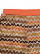 60er Strick-Top & Shorts mit Chevron und Tank