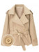 60er Jacke mit Reverskragen und Gürtel