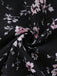 Black 1940s Floral Halter Vintage Dress 6
