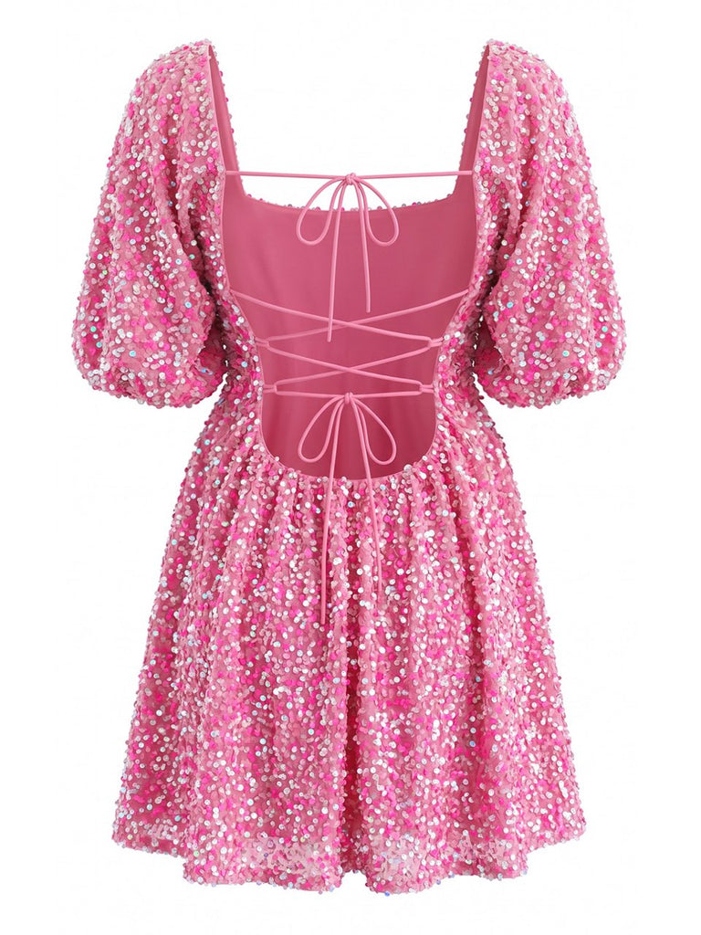 1960s Square Neck Vintage Classic Dress 2