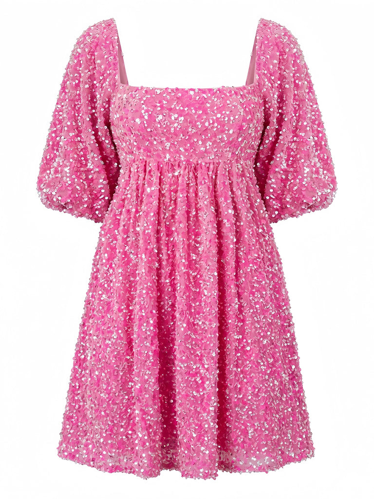 1960s Square Neck Vintage Classic Dress 3