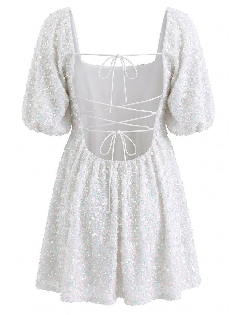 1960s Square Neck Vintage Classic Dress 5