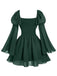 1950s Square Neck Vintage Classic Dress 5