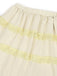 Beige 50er Rock mit Spitze und Besatz