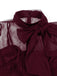 50er Netz-Kleid mit Schleife und Langarm
