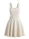 60er Kleid mit gerippt und Cord