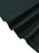 Schwarz-Blaues 40er Zauberer-Cape Kleid