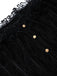 Schwarzes 50er schulterfreies Kleid mit Samt und Spitze