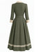 40er Trenchcoat mit Kerbrevers und Doppelknopfleiste