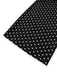 Schwarzer 50er Carmen-Jumpsuit mit Polka-Dots und Schleife