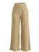40er Hose mit hoher Taille und weitem Bein