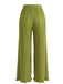40er Hose mit hoher Taille und weitem Bein