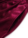 50er Samt-Midikleid mit Spitzenkragen und Rüschenärmeln