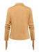 Khakifarbene 70er Wildleder-Westernjacke mit Fransen und Revers