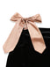 Schwarzes 60er Kleid mit Schulterschleife und betonter Taille