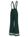 Dunkelgrüne 70er Latzhose mit Goldborten und Gürtel