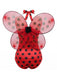 70er Marienkäfer-Kostümset mit Polka-Dot-Body und Flügeln