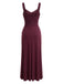 30er Maxikleid mit Spitze und Raffung