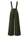 60er Set aus Blumenbluse und weiter Latzhose