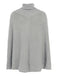 50er Rollkragen-Strickpullover mit Ärmeln im Cape-Look