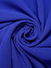 [Vorverkauf] Blau 1950er Solide Chiffon Halter Kleid