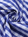 [Vorverkauf] Blau & Weiß 1950er Sweetheart-Kragen Plaid Top