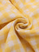 Multicolor 1950er Breit-Träger Plaid Patchwork Kleid