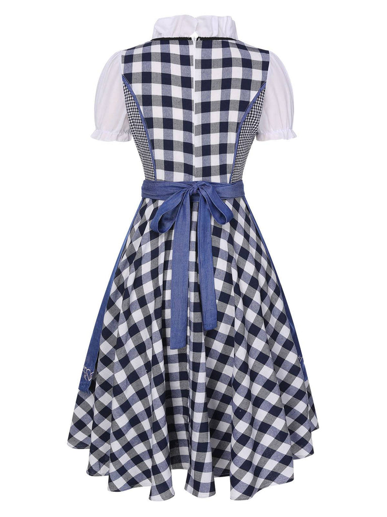 Grün 1950er Traditionelle Oktoberfest Bayerisches Karnevalsdirndl Kleid