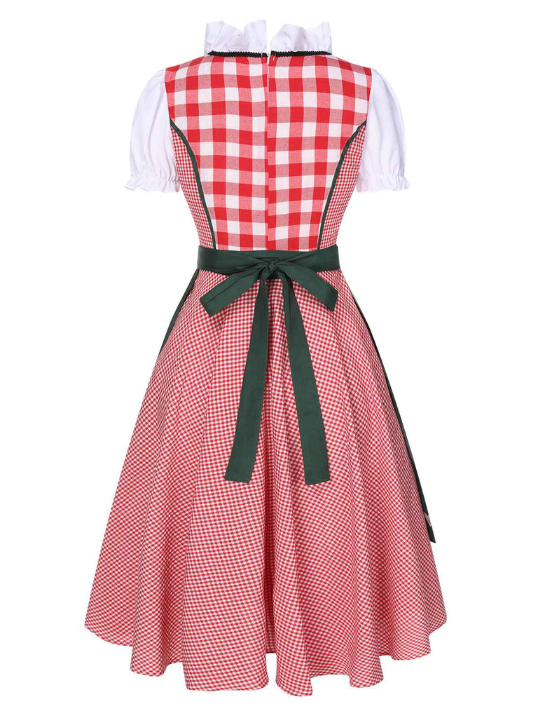 1950er Traditionelle Oktoberfest Bayerisches Karnevalsdirndl Kleid