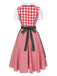 Grün 1950er Traditionelle Oktoberfest Bayerisches Karnevalsdirndl Kleid