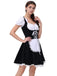 1950er Oktoberfest Puffärmel Solide Kleid