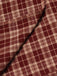 [Vorverkauf] 2PCS Rot 1960er Plaid Revers Kurzer Mantel & Schlitz Rock