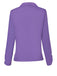 Lila 1950er Joker-inspiriert Langarm Solide Cardigan