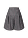 [Vorverkauf] Grau 1950er Pattentaschen Glen Plaid Shorts