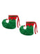 Grün 1940er Weihnachten Elf Kleid Set