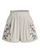 1940er Pilz Bestickt Cord Shorts