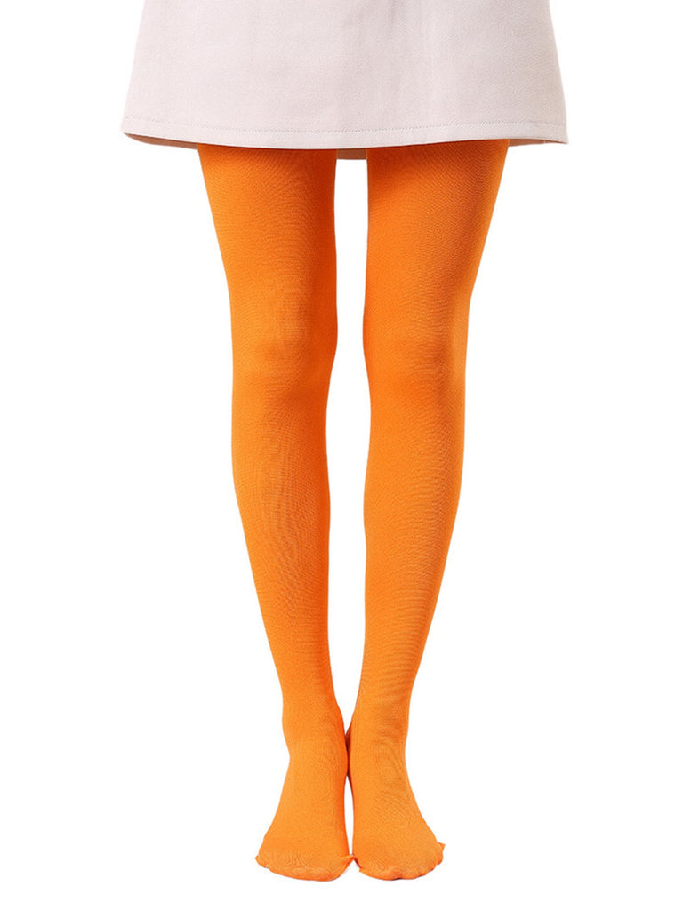 Farbig Vollfuß Strumpfhosen Pantyhose