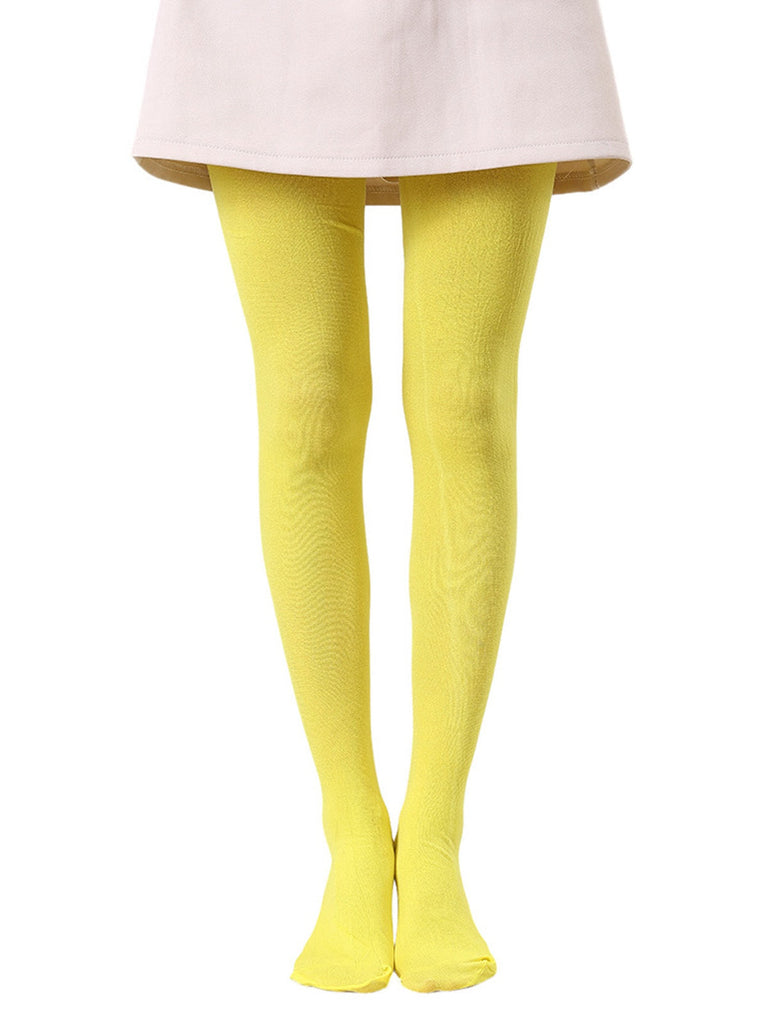 Farbig Vollfuß Strumpfhosen Pantyhose