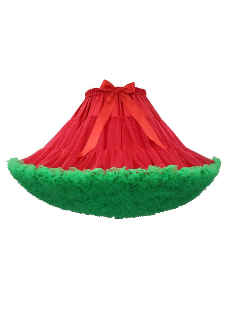 1950er Solide Halloween Netz Unterrock Petticoat