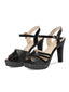 Funkeln PU Leder High Heel Sandalen