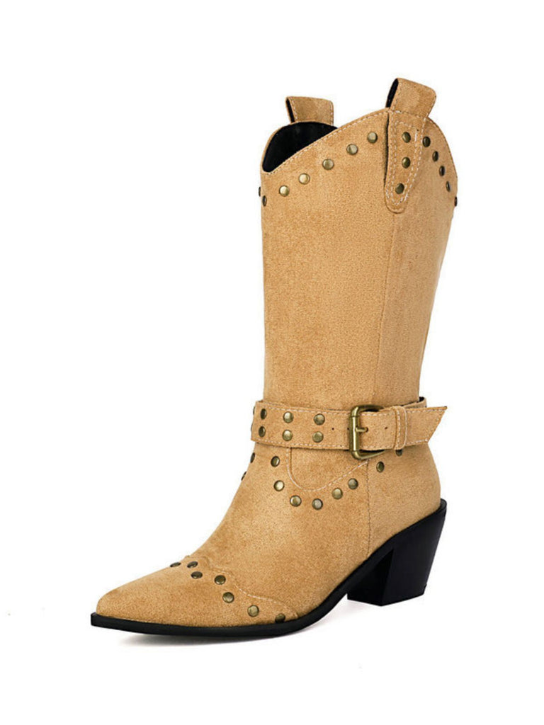 Flanell Besetzt Flügelspitze Zehe Klobig Ferse Stiefel