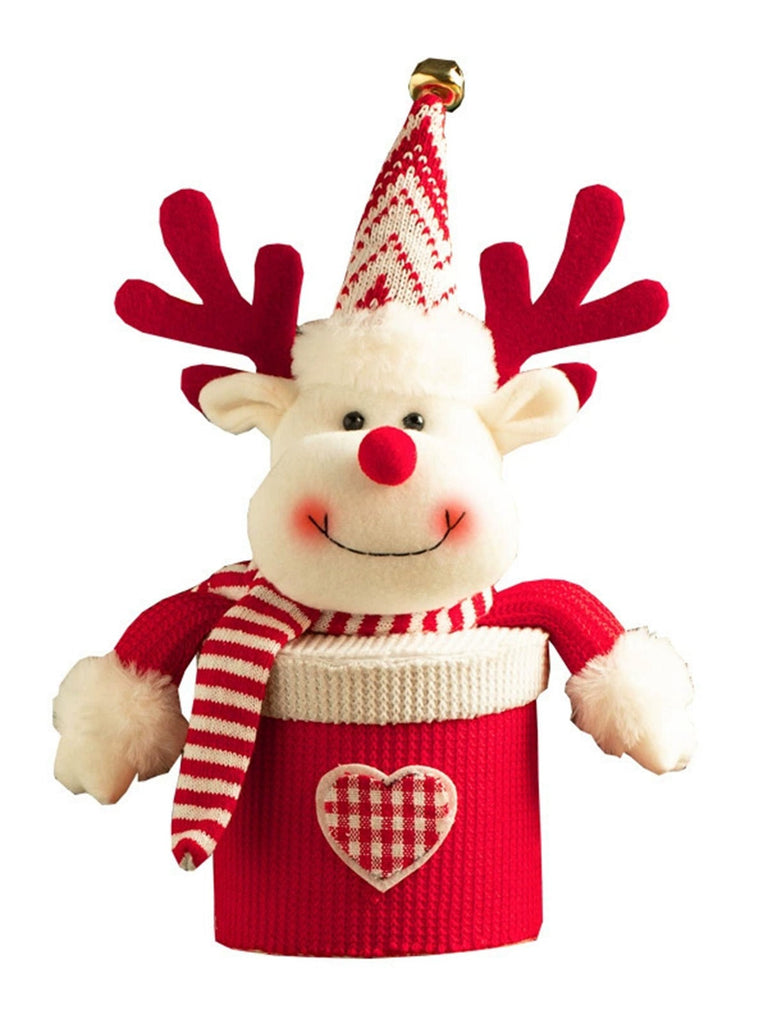 Fröhliche Weihnachten Zeichentrick Plüsch Stricken Geschenk Schachtel