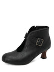 Boots mit Cut-out und Blockabsatz