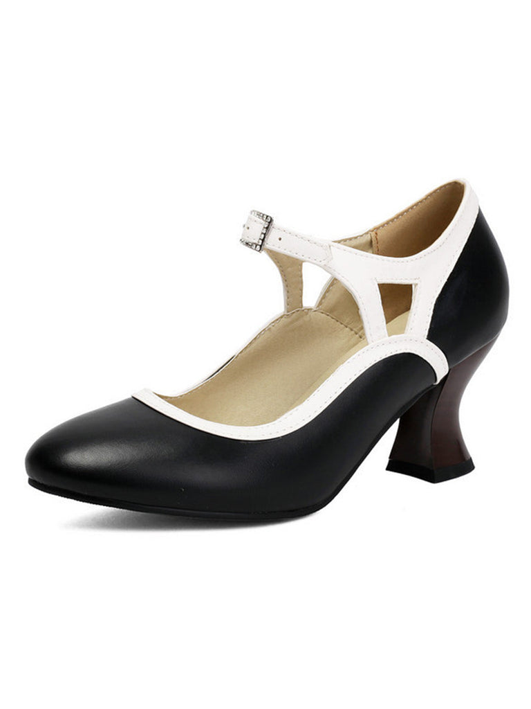 Vintage Elegant Schuhe mit Spitz und Cone